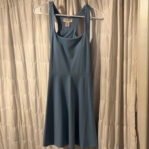 Laura Ashley Light Blue Racerback Mini Dress